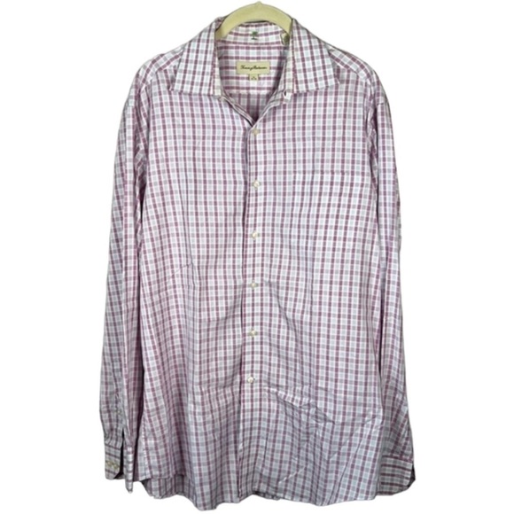 Tommy Bahama Cotton Button Down Casual Dress Top Size 16 34/35 - Picture 1 of 5